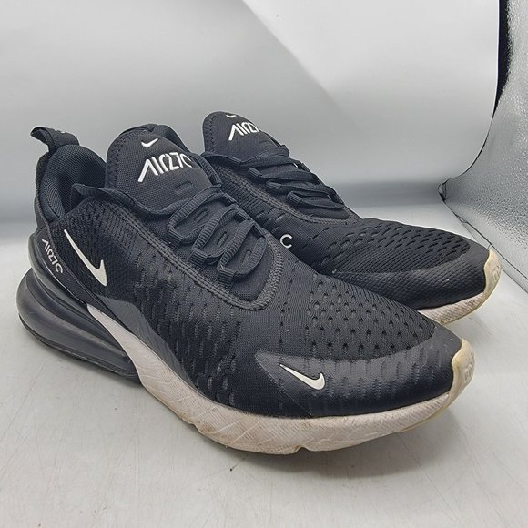 Nike Air Max 270 Womens 10 Black Anthracite Running Shoes AH6789-001 - Picture 1 of 12